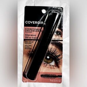New in Box Covergirl Exhibitionist Uncensored 24 hr Mascara #980 Extreme Black